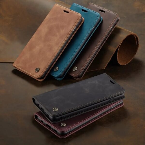 CaseMe Leather Flip Cover for Samsung Galaxy Note 8,9 and 10