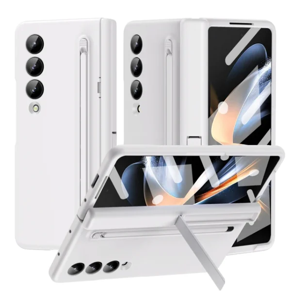 Luxury Premium Invisible Stand Hinge Stand Case Cover With S Pen For Samsung Galaxy Z FOLD 4 Z Fold 5 and Z fold 6 - Image 15