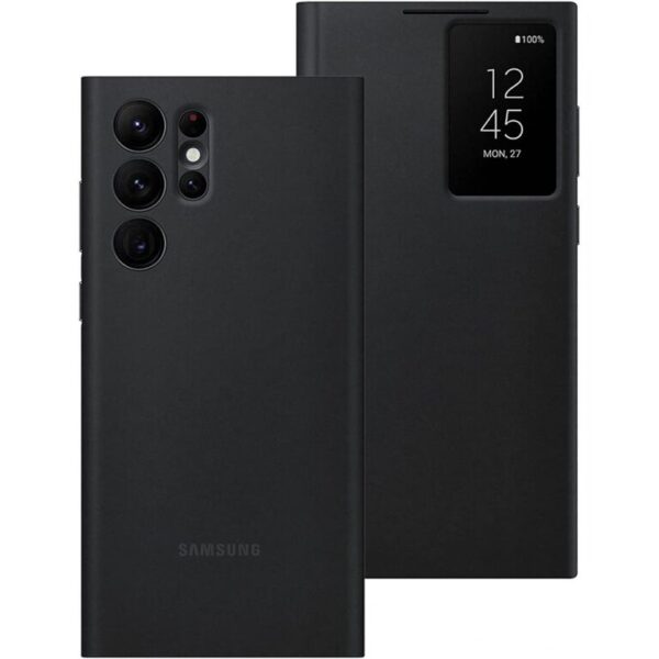 Original Samsung Galaxy S23 Ultra and S24 Ultra Official Clear View Smart Flip Cover - Image 8