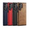 Luxury Premium PU Line Leather Stitching Case Cover For Samsung Galaxy S23 Ultra/S24 Ultra - Image 5