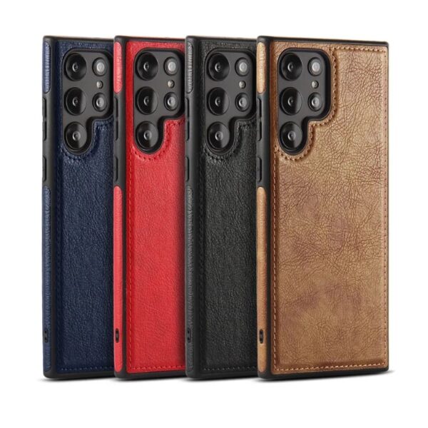 Classy Premium PU Line Leather Stitching Case Cover For Samsung Note 10 & Note 10 Plus - Image 5