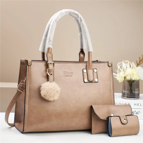 DJRM 3 in 1 New Fashion Women Shoulder and Hand Bag - Image 4