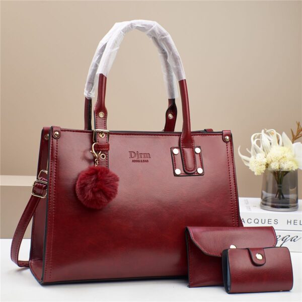 DJRM 3 in 1 New Fashion Women Shoulder and Hand Bag - Image 9