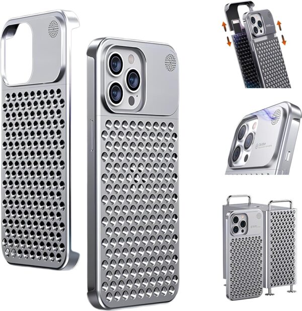 Luxury Ultra thin Aluminum Alloy Heat Dissipation Aromatherapy Anti-Scratch Slim Case Cover For iPhone series - Image 25