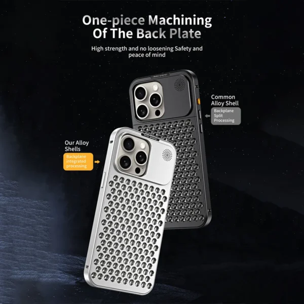 Luxury Ultra thin Aluminum Alloy Heat Dissipation Aromatherapy Anti-Scratch Slim Case Cover For iPhone series - Image 22