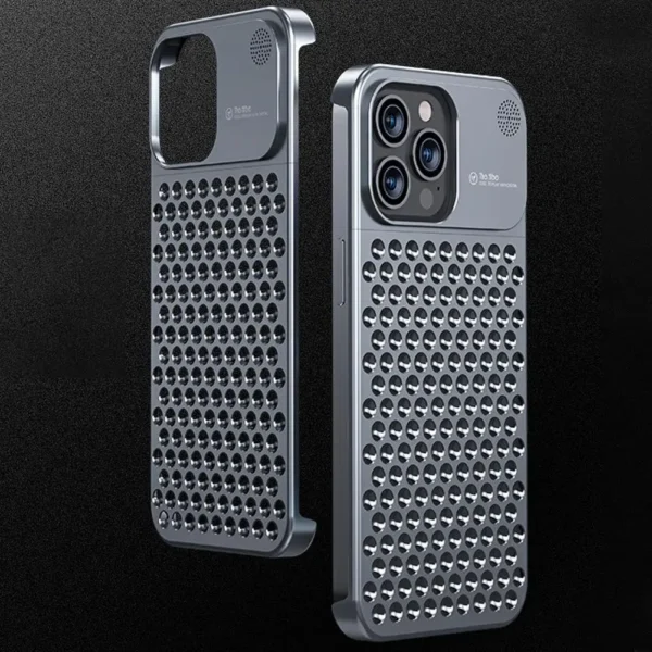 Luxury Ultra thin Aluminum Alloy Heat Dissipation Aromatherapy Anti-Scratch Slim Case Cover For iPhone series - Image 15