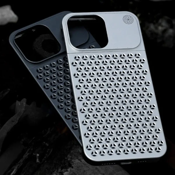 Luxury Ultra thin Aluminum Alloy Heat Dissipation Aromatherapy Anti-Scratch Slim Case Cover For iPhone series - Image 9