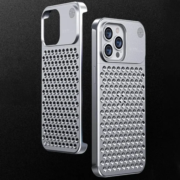 Luxury Ultra thin Aluminum Alloy Heat Dissipation Aromatherapy Anti-Scratch Slim Case Cover For iPhone series - Image 10