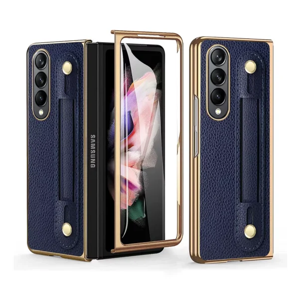 Super Densul Luxury Leather Wristhand for Samsung Galaxy Z Fold 4 and Z Fold 5 - Image 5