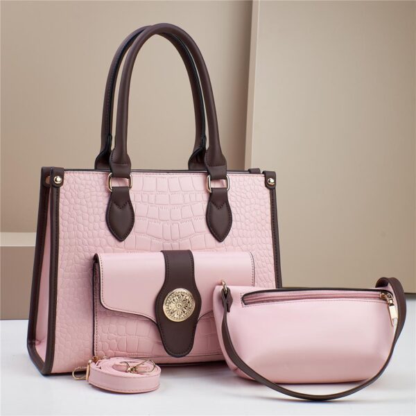 Elevate your style today with this versatile set 3 in 1 Ladies Handbag ! - Image 2