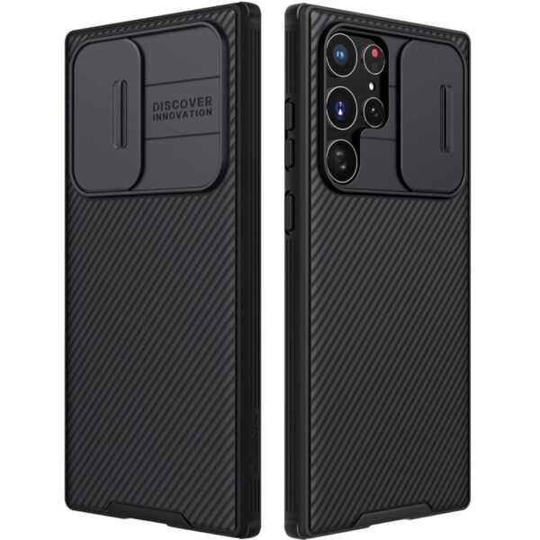 NIllkin Camshield Case for Samsung Galaxy S21 Ultra,S22 Ultra and S23 Ultra