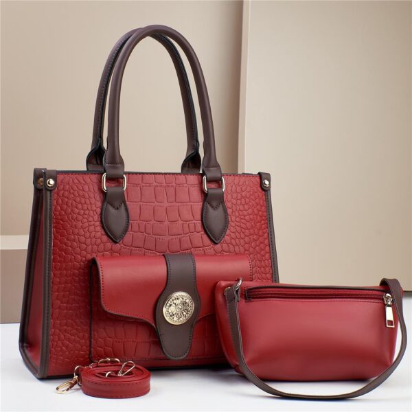 Elevate your style today with this versatile set 3 in 1 Ladies Handbag ! - Image 3