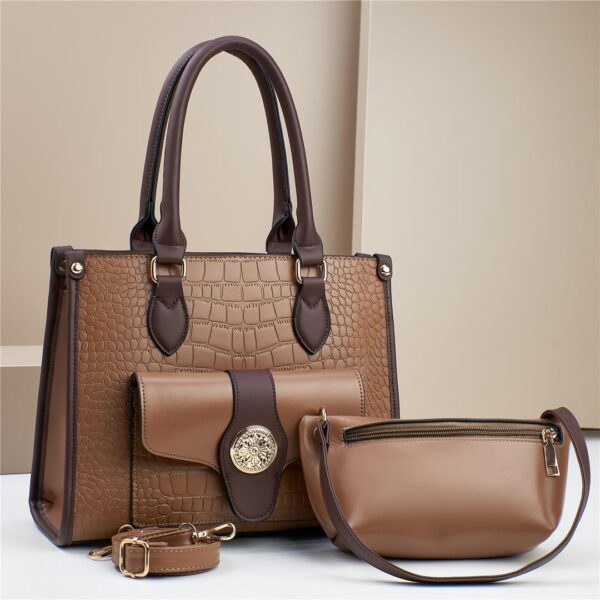 Elevate your style today with this versatile set 3 in 1 Ladies Handbag ! - Image 5