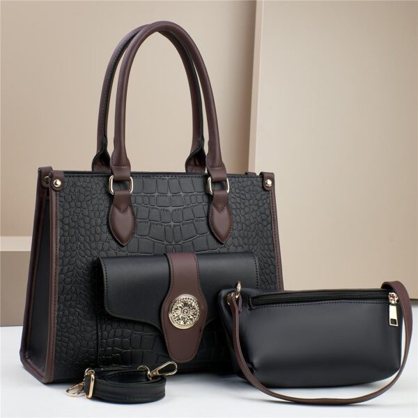 Elevate your style today with this versatile set 3 in 1 Ladies Handbag ! - Image 8