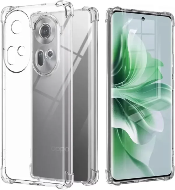 Premium King Kong Antiburst Clear Back Cover Case With Camera Lens for Oppo Reno 11Pro 5G and OPPO Reno 12 5G - Image 2