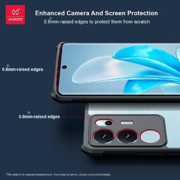 XUNDD Premium Quality Shockproof Protective Bumper Case for VIVO V29 and VIVO V30​ - Image 3