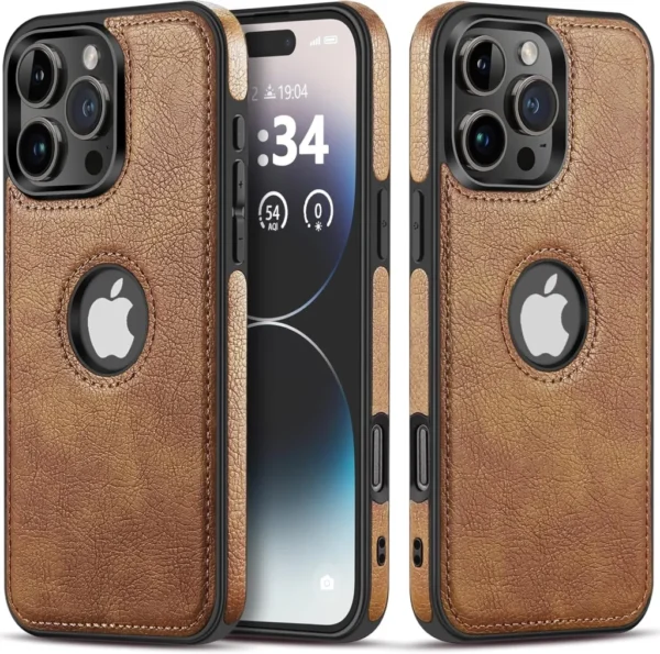 iPhone 11 Series PU Leather Shockproof Business Style Mobile Phone Case - Image 5