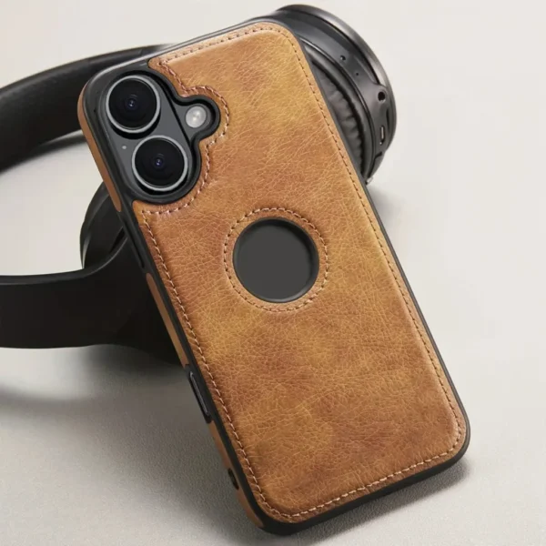 iPhone 11 Series PU Leather Shockproof Business Style Mobile Phone Case - Image 7