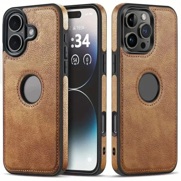 iPhone 11 Series PU Leather Shockproof Business Style Mobile Phone Case - Image 8