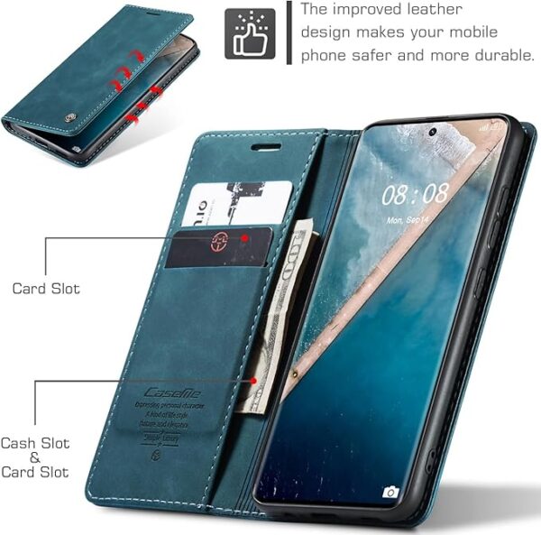 Oppo Reno 7 5g Retro CaseMe Leather Flip Case. - Image 4