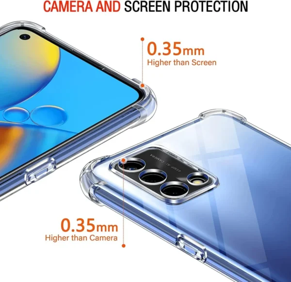 Premium King Kong Antiburst Shockproof Clear Case for Oppo Reno 6 5G - Image 2