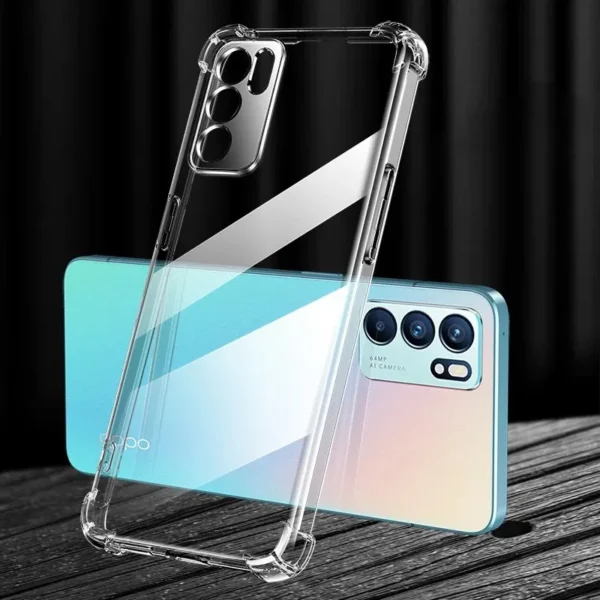 Premium King Kong Antiburst Shockproof Clear Case for Oppo Reno 6 5G