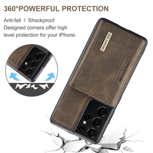 Luxury Premium Luxury 2in1 Separable Leather Card Slot Wallet Magnetic Phone Case For Samsung - Image 8