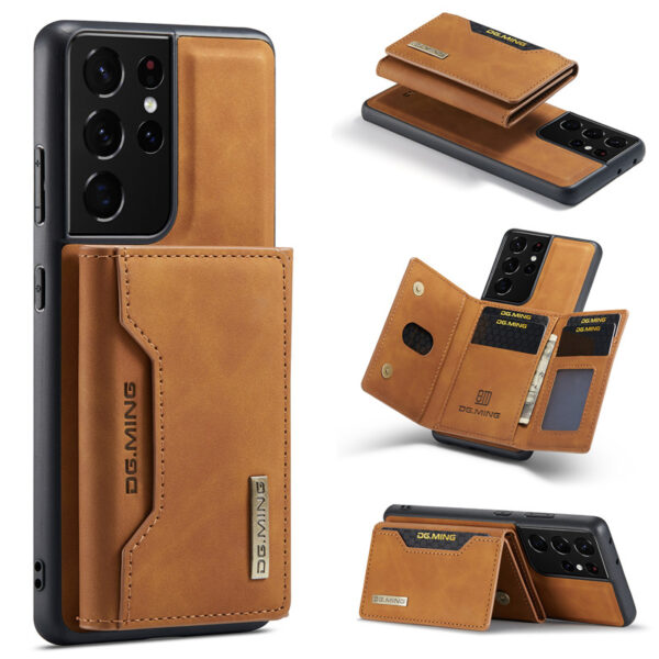 Luxury Premium Luxury 2in1 Separable Leather Card Slot Wallet Magnetic Phone Case For Samsung - Image 6