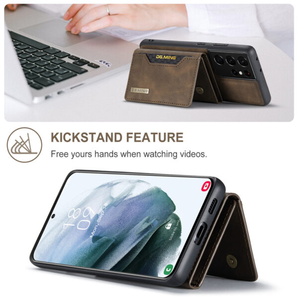 Luxury Premium Luxury 2in1 Separable Leather Card Slot Wallet Magnetic Phone Case For Samsung - Image 14