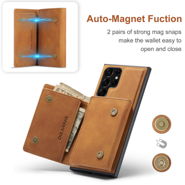 Luxury Premium Luxury 2in1 Separable Leather Card Slot Wallet Magnetic Phone Case For Samsung - Image 13