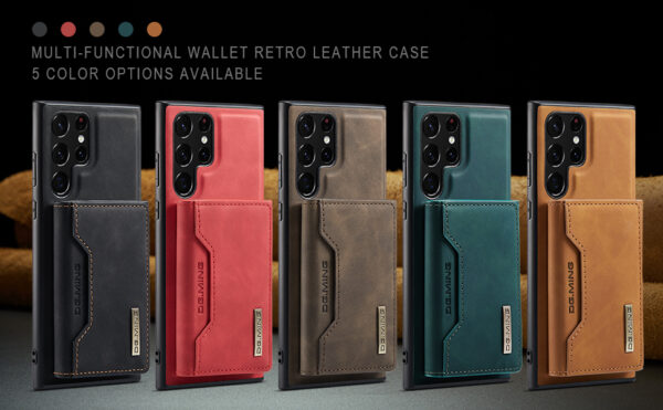 Luxury Premium Luxury 2in1 Separable Leather Card Slot Wallet Magnetic Phone Case For Samsung - Image 10