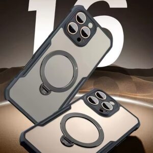 Xundd Clear Case with Magsafe Shockproof Case For with 360° Rotatable Holder For14 Pro Max,15 Pro Max and 16 Pro Max.