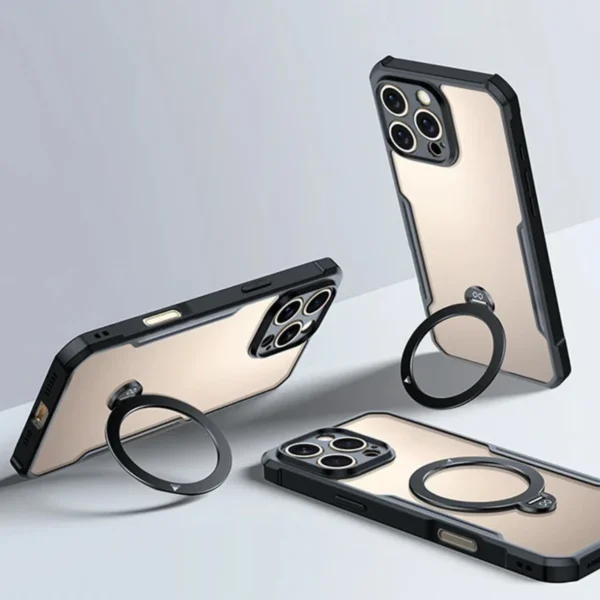 Xundd Clear Case with Magsafe Shockproof Case For with 360° Rotatable Holder For14 Pro Max,15 Pro Max and 16 Pro Max. - Image 2