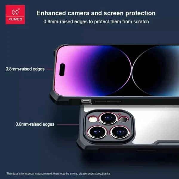 Xundd Clear Case with Magsafe Shockproof Case For Iphone 14 Pro Max,15 Pro Max and 16 Pro Max. - Image 7