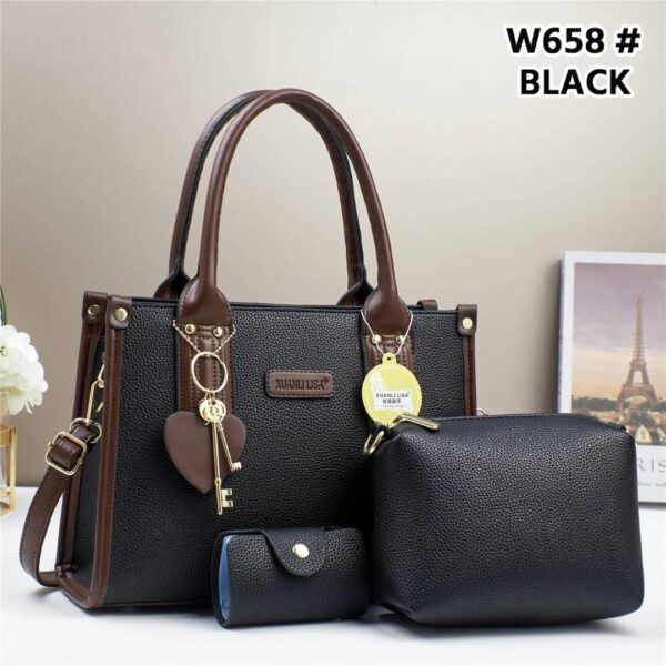 Stylish & Versatile XUANLI LISA 3 in 1 ladies’ handbag set - Image 2