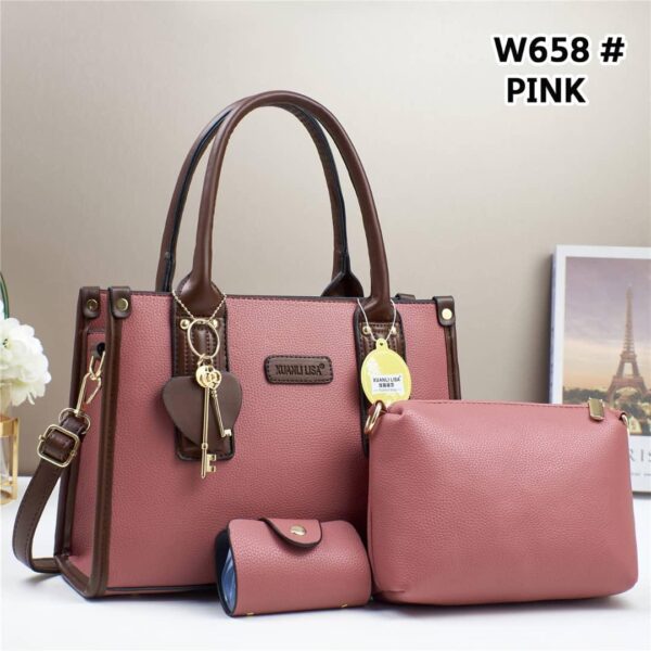 Stylish & Versatile XUANLI LISA 3 in 1 ladies’ handbag set