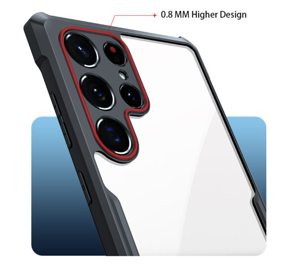 Xundd Beatle Series Shockproof Airbag Camera And Screen Protection Anti-Fingerprint Transparent Back Cover For Samsung Galaxy S22 Ultra, S23 Ultra, S24 Ultra & S25 Ultra - Image 9