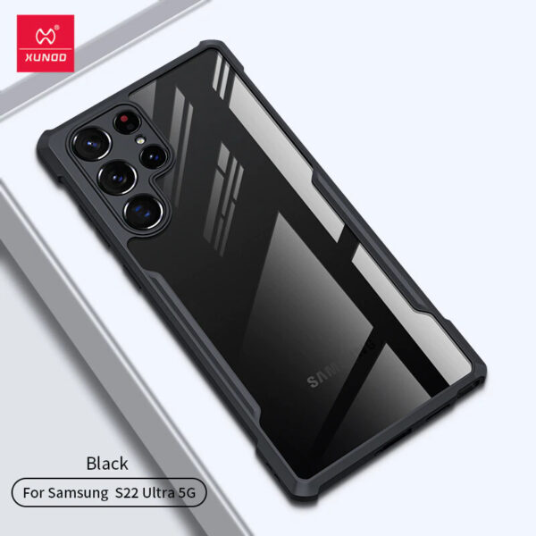 Xundd Beatle Series Shockproof Airbag Camera And Screen Protection Anti-Fingerprint Transparent Back Cover For Samsung Galaxy S22 Ultra, S23 Ultra, S24 Ultra & S25 Ultra - Image 15