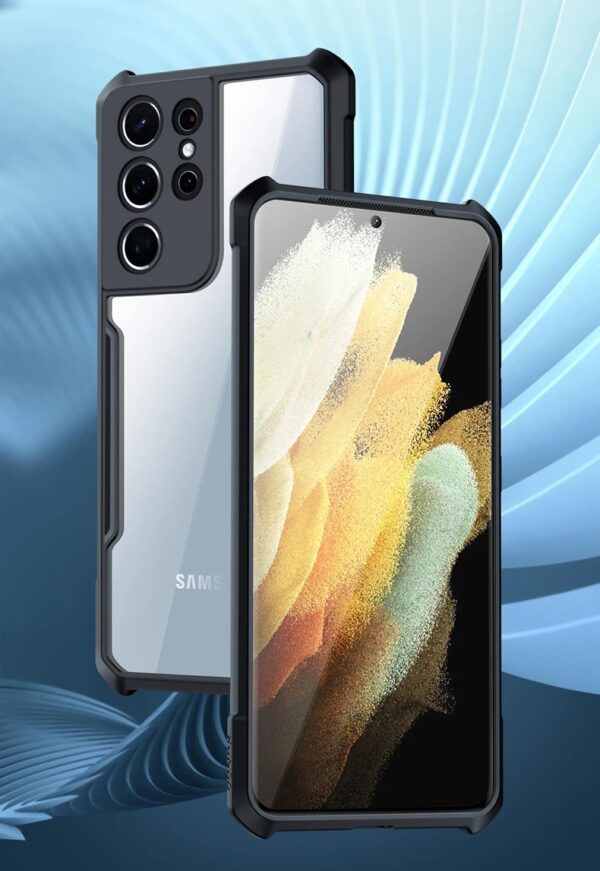Xundd Beatle Series Shockproof Airbag Camera And Screen Protection Anti-Fingerprint Transparent Back Cover For Samsung Galaxy S22 Ultra, S23 Ultra, S24 Ultra & S25 Ultra - Image 18