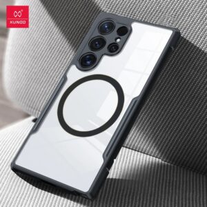 Xundd Beatle Series Shockproof Airbag Camera And Screen Protection Anti-Fingerprint Transparent Back Cover For Samsung Galaxy S22 Ultra, S23 Ultra, S24 Ultra & S25 Ultra