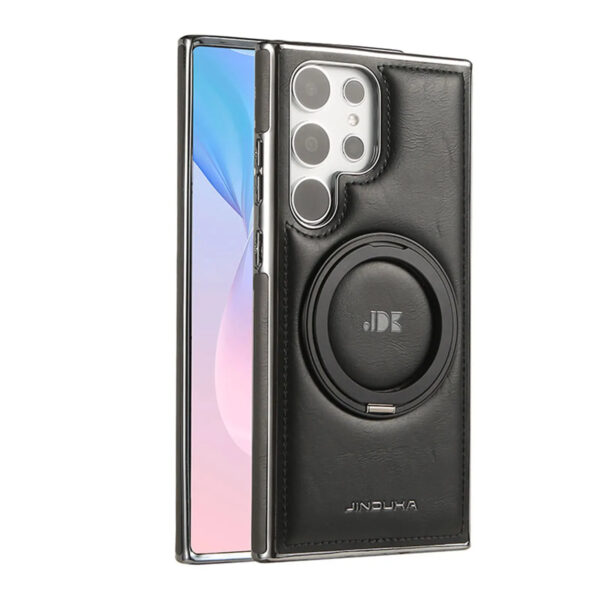Luxury Premium Kickstand Magnetic Leather Phone Case For Samsung Galaxy S24 Ultra and S25 Ultra - Image 10