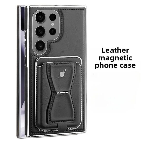 Premium Leather Case for Samsung With Card Holder & MagSafe For Samsung S23 Ultra,S24 Ultra and S25 Ultra. - Image 9