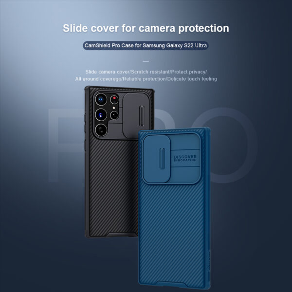 Nillkin CamShield Phone Cover Case For Samsung Galaxy Note 20 Ultra, S21 Ultra, S22 Ultra and S23 Ultra - Image 23
