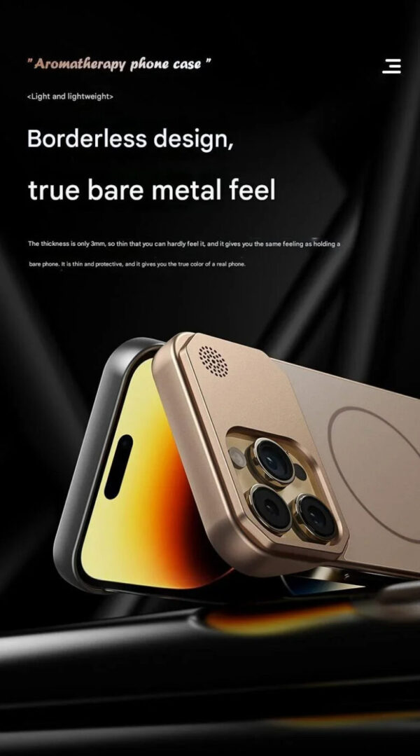 Luxury Premium MagSafe AG Matte Aromatherapy Fragrance Frameless Hard Case Cover For iPhone Series - Image 24