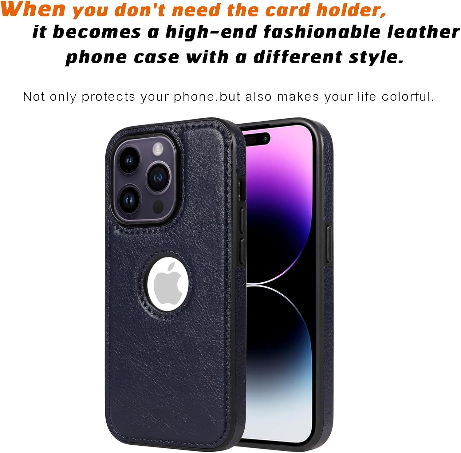 iPhone 14/15/16 Pro Max Case Leather, 2 in 1 Detachable,Compatible with MagSafe,with Card Holder, PU Leather Kickstand Card Slots Case. - Image 20