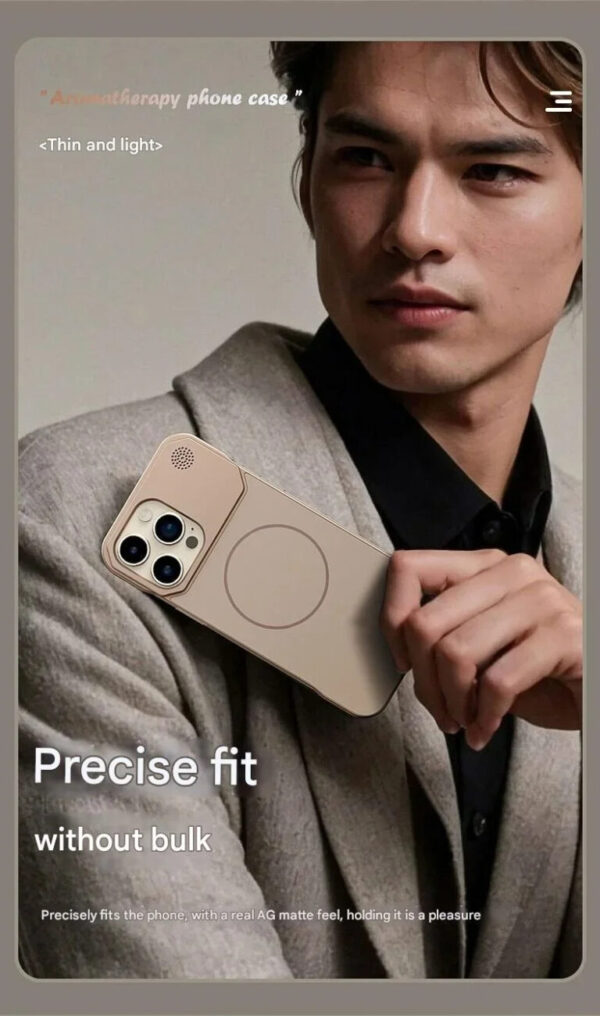 Luxury Premium MagSafe AG Matte Aromatherapy Fragrance Frameless Hard Case Cover For iPhone Series - Image 20
