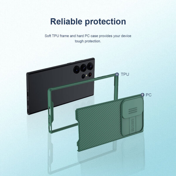 Nillkin CamShield Phone Cover Case For Samsung Galaxy Note 20 Ultra, S21 Ultra, S22 Ultra and S23 Ultra - Image 36