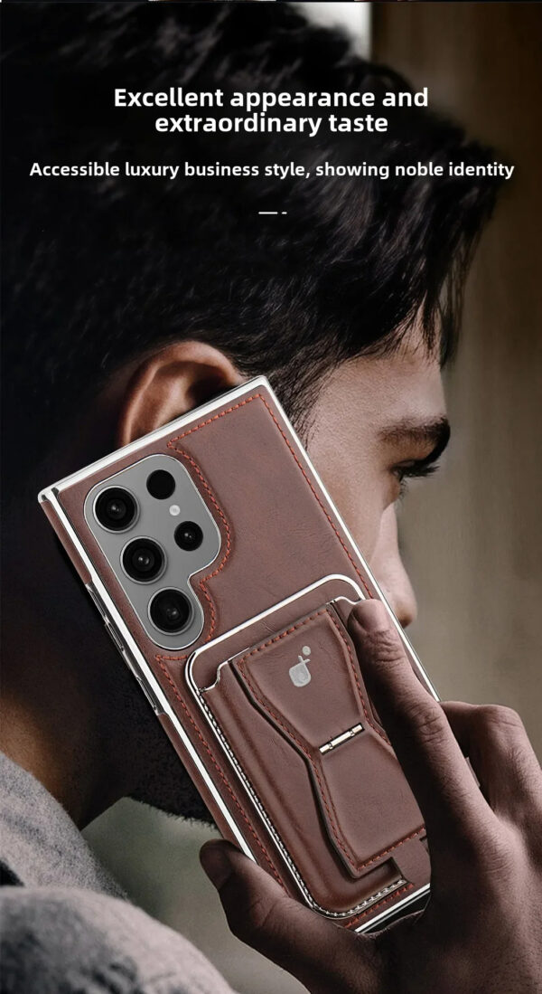 Premium Leather Case for Samsung With Card Holder & MagSafe For Samsung S23 Ultra,S24 Ultra and S25 Ultra. - Image 18
