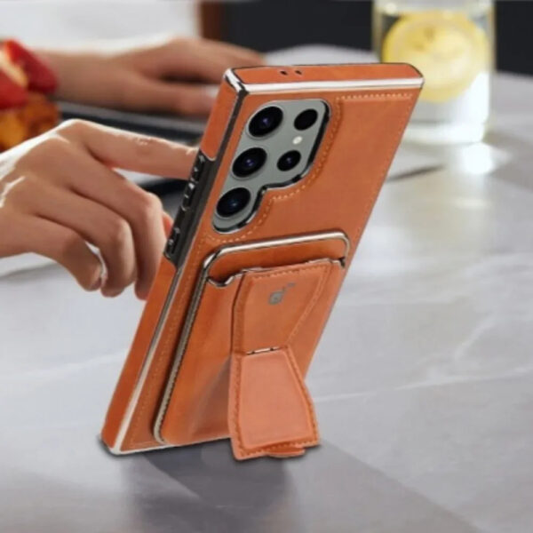 Premium Leather Case for Samsung With Card Holder & MagSafe For Samsung S23 Ultra,S24 Ultra and S25 Ultra. - Image 13