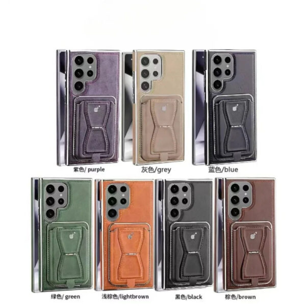 Premium Leather Case for Samsung With Card Holder & MagSafe For Samsung S23 Ultra,S24 Ultra and S25 Ultra.
